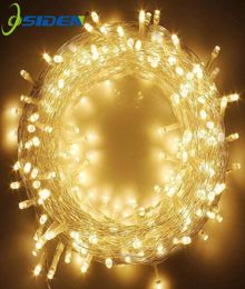 Outdoor string lights 20m 200LED decorative indoor lights with 8flash modes 220V fairy light for Christmas garden party wedding Y24834844