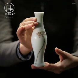 Vases Flowerpot And Flower Vase Arrangement Jingdezhen Handmade Ceramic Stoare Small Tea Ceremony Home Ware