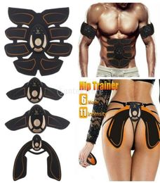 Accessories Fitness Equipment EMS Electric Abdominal Abs Arm Hip Body Muscle Toner Toning Belt Slimming Massage BuLift Hips Traine3376203