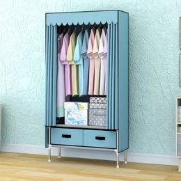 Modern European Wardrobe Storage Clothes Closet Living Room Wardrobes Portable Cabinet Szafa Na Ubrania Furniture For Bedroom