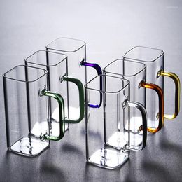 Wine Glasses Transparent Glass Cup Whiskey Tea Beer Double Creative Heat Resistant Cocktail Vodka Mug Drinkware Tumbler Cups Wholesale