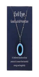 1PC Blue Glass Evil Eye Pendants Necklace For Women Men Turkey Lucky Necklace Choker Jewellery Accessories5782371