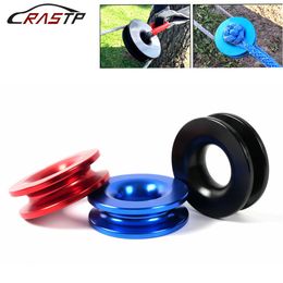 RASTP-Winch Snatch Recovery Ring 41000lb Snatch Block Ring Snatch-Ring For 3/8 1/2" Tow Rope SUV Car Winch Recovery Ring BTD033
