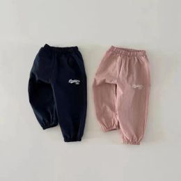 Pants 2023 Autumn New Baby Loose Trousers Fashion Letter Print Infant Boy Casual Pants Loose Toddler Girl Sports Pants Kids Baby Pants