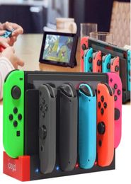 Charging Dock Base Station for Nintendo Switch JoyCon with Indicator for 4 Joy Cons Controllers72233743920210