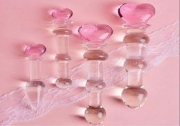 Massage Crystal Glass Dildos Gay Sexy Products Butt Plug Vaginal Anal Stimulation Beads Penis for Women Anal Plug Sexy Toys5532101