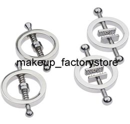 Massage 1 Pair Metal Nipple Clamps Breast Clips Nipple Stimulator Erotic Toys Sex Slave Restraints Adult Games Sex Toys For Women 1696786