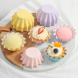 Disposable Dinnerware 50pcs/lot Cupcake Liner Baking Cup Paper Muffin Mold Cake Box Tray Decorating Tools
