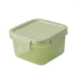 Storage Bottles 2pcs 150ml Kitchen Sealed Jar Plastic Food Box Microwave-heated Crisper Case Salad Fruit Container Baby