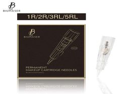 Biomaser Professional Permanent Makeup Cartridge Needles 1R 2R 3RL 5RL Disposable Sterilised Tattoo Pen Machine Needles Tips227a319629534