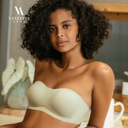Bras Vanztina Seamless Strapless Bras for Women Sexy Push Up Tube Tops Bandeau Underwear Wireless Bralette Breathable Lingerie