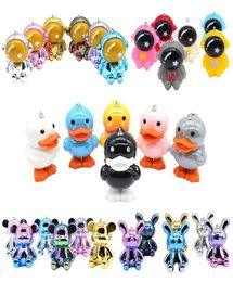 New Faceless rabbit Fashion Blind box Doll Designer Keyring Keychain Cartoon astronaut Key Chain Accessories PVC Action Figures To4061903