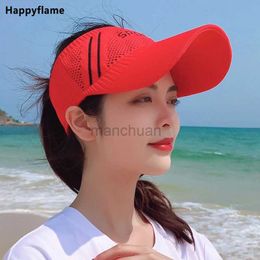 Visors Wide Brim Hats Bucket Hats Outdoor Sport Sun Hat Caps Women Empty Top Hat Tennis Hat Breathable Visor Baseball Cap Hiking Hat Cap for Women Men Summer 24412