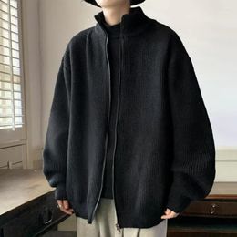 Men's Sweaters Autumn/winter Cardigan Sweater With A Lazy And Luxurious Style Japanese Retro Loose 2024 Winter Thickened