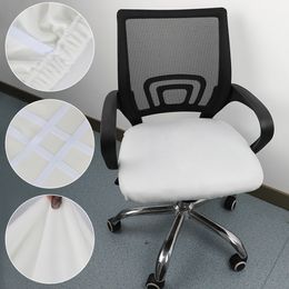 Velvet Office Chair Cover Anti-dirty Computer Slipcovers Washable Swivel Seat Cover Soft Removable Chair Slip Elastic Dust Cover