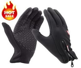 Windproof Outdoor Sports Gloves bicycle gloves warm velvet warm touch capacitive screen phone tactical gloves6012225