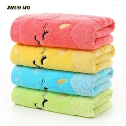 Towel 2pcs 25 50 Cm Cartoon Microfiber Bamboo Fiber Bathroom Baby Shower Kitchen Cleaning Cloth Quality 4 Colors