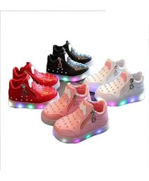 Girls Sneaker Girls Kids Led Shoes Luminous With Lights Sneaker Spring Autumn Shoes Toddler Baby Girl Shoes1439038