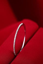 Vecalon Eternity Promise ring Real 925 Sterling Silver Pave Cz wedding band rings For women Bridal Party Finger Jewellery Gift5004936