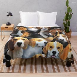 Blankets Beagles Throw Blanket Luxury Thicken Soft Bed