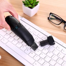 1~5PCS Mini Vacuum Cleaner Keyboard Electric Brush USB Brush Kit Dust Cleaner Collector Three Heads Detachable Cleaning Tool