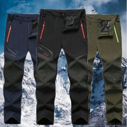 Pants Men Summer Spring Autumn Fall Hiking Trekking Fishing Camping Climbing Run Trousers Oversized Waterproof Outdoor Elastic Pants