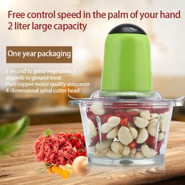 2023 New Household Portable Electric Meat Grinder Multifunctional Blender Household Food Processor Vegetable Cutter Kitchen Tool