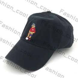 Ball Caps Classic Baseball Polo Cap Blue and Green Stripe Sweater Bear Embroidery Hat Outdoor New with Tag for Wholesale 345