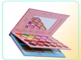 HANDAIYAN 32 Colours Eyeshadow Blush Powder Makeup Pallete Face Contour Highlighter Blusher Makeup Eye Shadow Cosmetics5399710