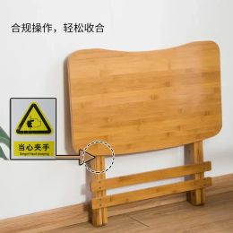 Nordic Foldable Table Study Table Writing Tables Student Bedroom Dormitory Household Computer Desks Gaming Desk Bamboo Furniture