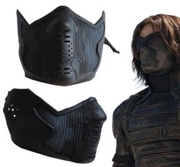 Cosplay Winter Soldier Cosplay Latex Mask Halloween Christmas Props7107480