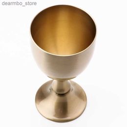 Wine Glasses 100ML Vintae Hand-made Pure Copper Wine lass Water oblet Unique Retro Wine Cup Mini Cup Champane Cup Red Wine Chalice LBS L49