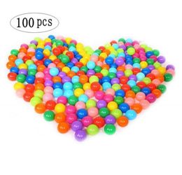 Children039s marine ball toy 100pcslot Water Pool Ocean Wave Ball Mix Colour Plastic Stress Air Ball Funny Baby Outdoor Toys5806135