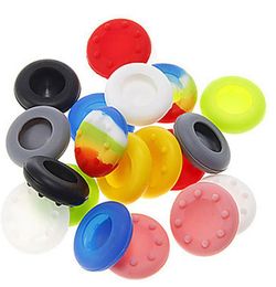 Rubber Silicone Analogue Thumb Stick Grips Cap Cover for PS4 Pro Slim for Xbox One Elite S Controller Thumbsticks Caps3170726