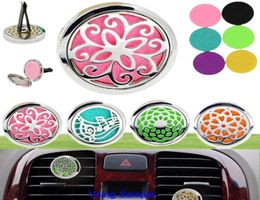 Car Perfume Diffuser Air Condiitoning Vent Clip Freshener Aromatherapy Essential Oil Diffuser with 5PCS Felt Pads 4045170