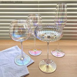 Wine Glasses European Style oblet Crystal Red Wine lass Weddin Cocktail lass Champane Sparklin Wine lass Home Bar Utensils Dessert Cup L49