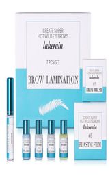 7PCSSet Brow Lamination Kit Dye Eyebrow Set Eyebrow Styling Fixative Simple and Quick Shaping of Waid Thick Eyebrows5028601