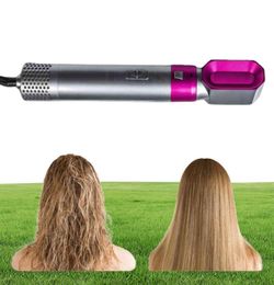 Electric One Step 5in1 Detachable Air Comb Hair Styling Heating Auto Wrap Rotating Hair Straightening Curling Iron Wand Sets A9664832