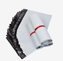 100PcsLot White Selfseal Adhesive Courier bags Storage Bags Postal Mailing Bags Mail bag Plastic Poly Envelope Mailer5488125