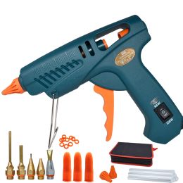 Gun Professional Household 50w/150w Hot Silicone Gun Temperature Adjustable Glue Gun Set Leakproof Glue Pure Copper Nozzle Design