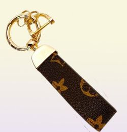 Creativity Presbyopia Print Car Keychain Bag Pendant Charm Jewellery Keyring Holder for Men Gift Fashion PU Leather Flower Grid Desi3736133