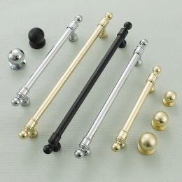 Black Gold Cupboard Kitchen Hardwares Drawer Cabinet Knob Wardrobe Dresser Pulls Bathroom Furniture Handles Silver Drawer Knobs