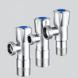 Bathroom Sink Faucets 304 Stainless Steel Wiredrawing 6-point Toilet Water Heater Cold And Hose Inlet Stop Angle Valve