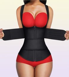 Women039s Shapers Waist Trainer Body Shaper Shapewear Women Vest Corset Slimming Sheath Flat Belly Fajas Colombianas Sauna Belt5592790