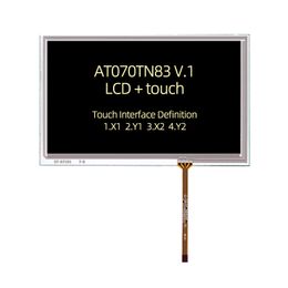 7-inch TTL 40P 800*480 display screen Innolux AT070TN83 V.1 EK6709 LCD screen 4P resistive touch screen free of shipping