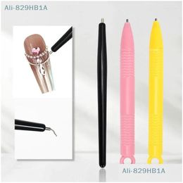 Nail Art Kits 1Pcs Magnet Strong Effect Act Pen Small Steel Ball Decoration Stick Tools For Women Beauty Manicure Drop Delivery Health Otmwt