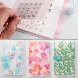120 Holes Acrylic Nails Sticker Storage Album Book Water Stickers Notebook Manicure Showing Shelves Nail Photo Container