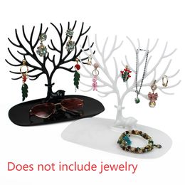 Tray Tree Shape Acrylic Plastic Hanger Stand Ornament Jewellery Organiser Ring Display Tools Jewellery Display Rack