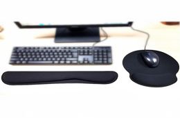 Epacket Keyboard mouse wrist rest mouse pad ergonomic bracket suitable for computers PCs notebooks1870876