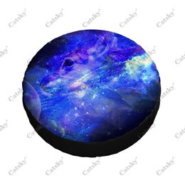 Colourful Nebula Digital Art Print Spare Tyre Cover Waterproof Tyre Wheel Protector for Car Truck SUV Camper Trailer Rv